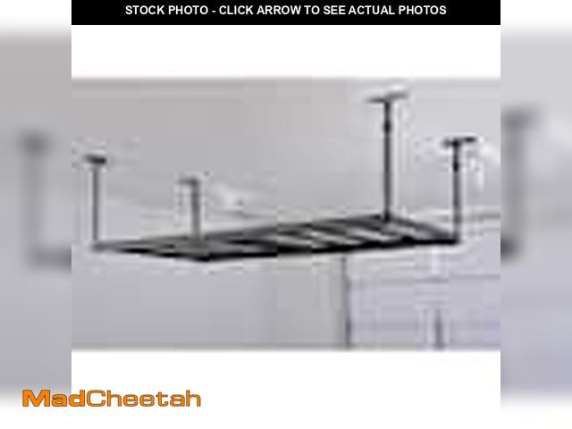 Lot 74-12557996 - Husky 97.5 in. W x 43.75 in. H x 48 in. D Adjustable Height Metal Heavy-Duty Overhead Garage Storage...