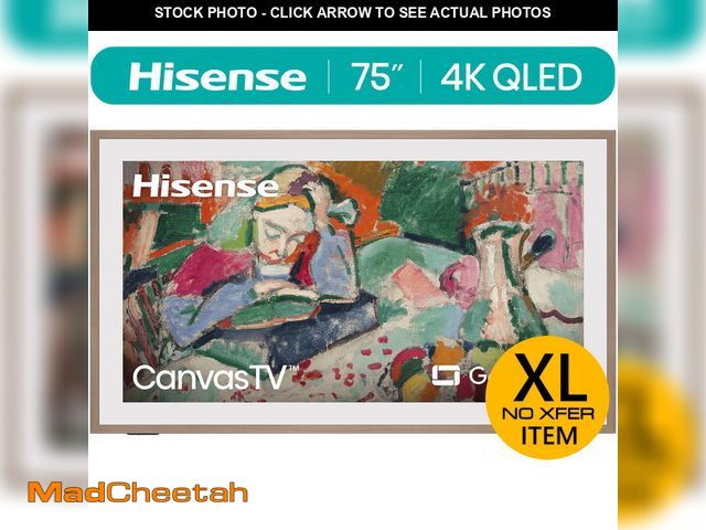 Lot 74-14253964 - Hisense 75S7N 75 inch 4K UHD LCD QLED TVs with Remote, 1 Pack - UNUSED