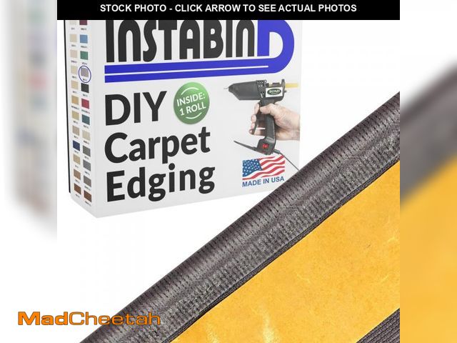 Lot 74-11551609 - Instabind Carpet Binding - Regular Style, Rug Binding, Ideal for Area Rugs, Durable Hold, DIY Carpet...