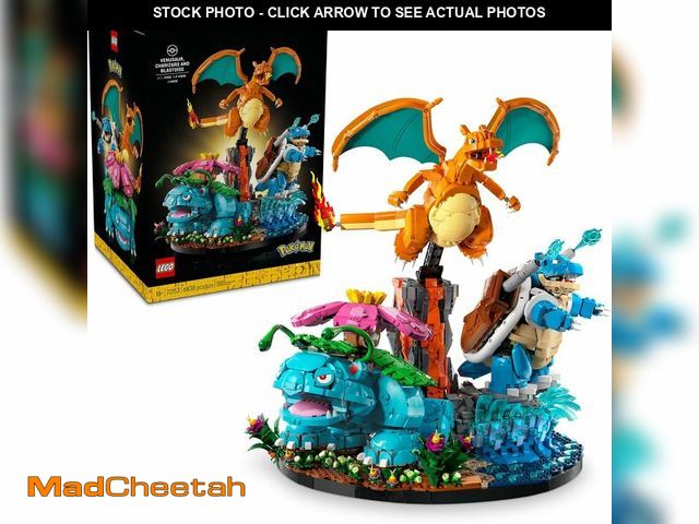Lot 74-14359083 - LEGO Pokemon Venusaur, Charizard and Blastoise - Building Set for Adults, Ages 18+ - Collectible Pok...