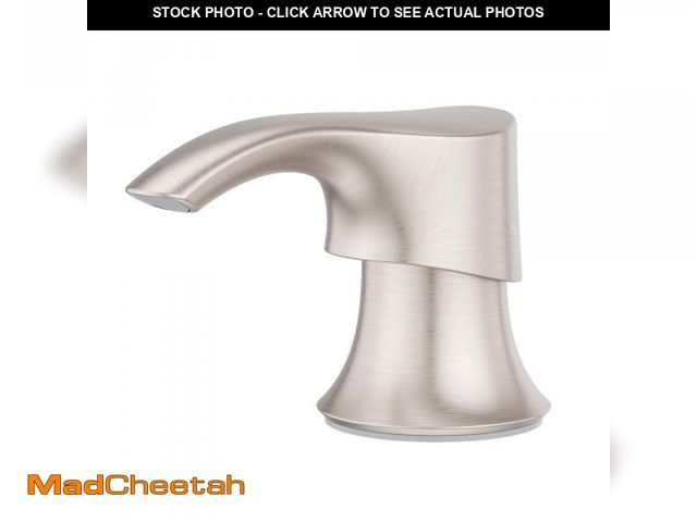 Lot 74-12051486 - Pfister SoloTilt Soap Dispenser for Kitchen Sink, 16-Ounce Bottle Included, Spot Defense Stainless S...