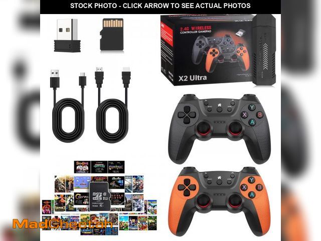Lot 74-12302337 - 20000+ Games,2025 Retro Home Game Console Wireless Double Handle PSP Arcade Double TV Game Console P...