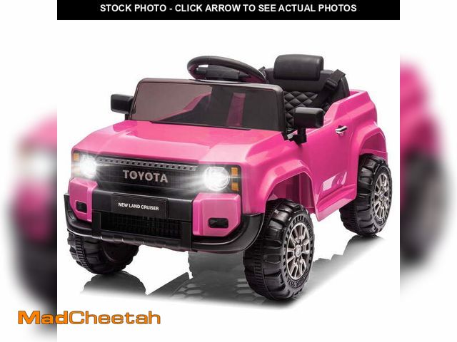 Lot 74-13151124 - UBesGoo 12V Ride On Car Toys, Licensed Toyota Kids Powered Electric Car with Remote Control for Girl...