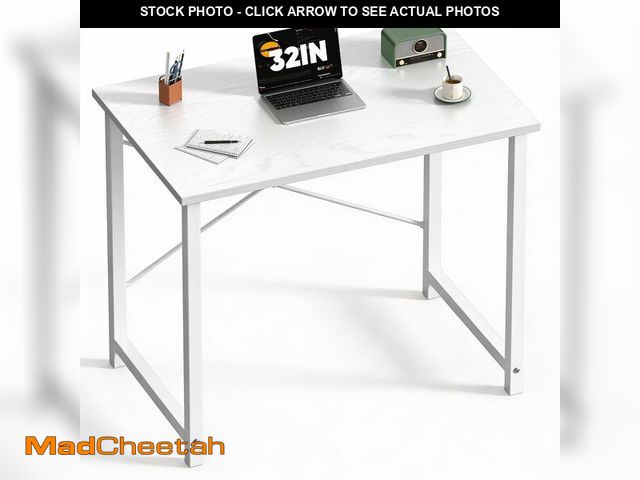 Lot 74-13801901 - Sweetcrispy Computer Small Desk, 32 Inch Office Writing Work Study Student Home Bedroom Table with M...