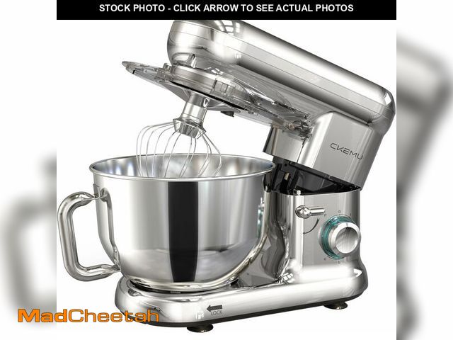 Lot 74-12761739 - CKEMU Stand Mixer | Powerful 660W Motor | Large 6.5 Qt. Bowl | 6-Speed Control | Dishwasher-Safe Att...