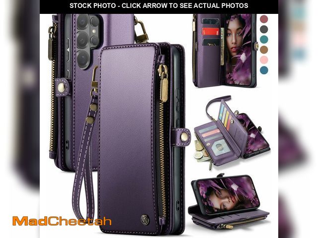 Lot 74-14146449 - Defencase for Galaxy S26 Ultra Case Wallet with RFID Blocking Card Holder for Women Men, PU Leather ...