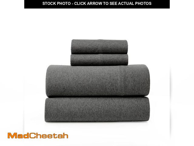 Lot 74-12458569 - Road Trip America Jersey Knit Sheet Set - 4 Pieces Queen Cotton Sheets Set - Soft Cozy Stretchy Knit...