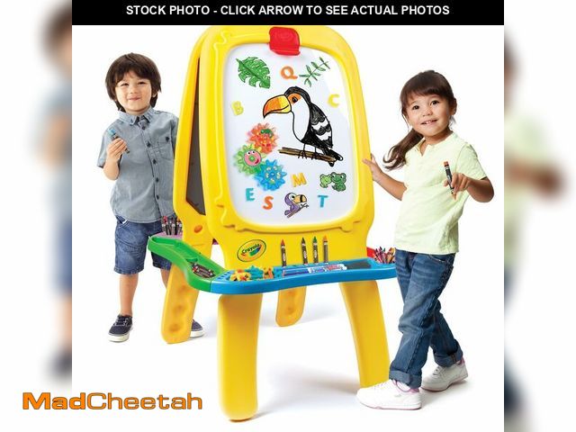 Lot 74-14610302 - Crayola Deluxe Magnetic Double-Sided Easel - USED