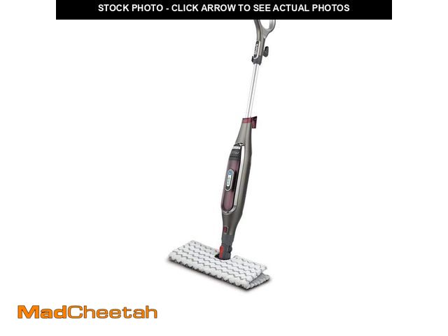 Lot 74-13002439 - *DIRTY/SCRATCHED* Shark Genius Corded Steam and Spray Pocket Mop for All Hard-Floor Surfaces in Red ...