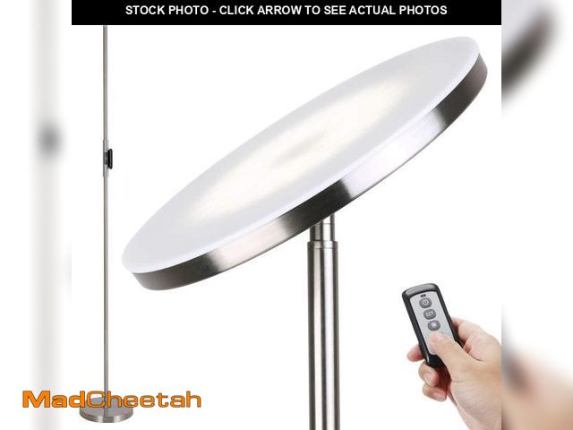Lot 74-12306622 - Floor Lamp,30W/2400LM Sky LED Modern Torchiere 3 Color Temperatures Super Bright Floor Lamps-Tall St...