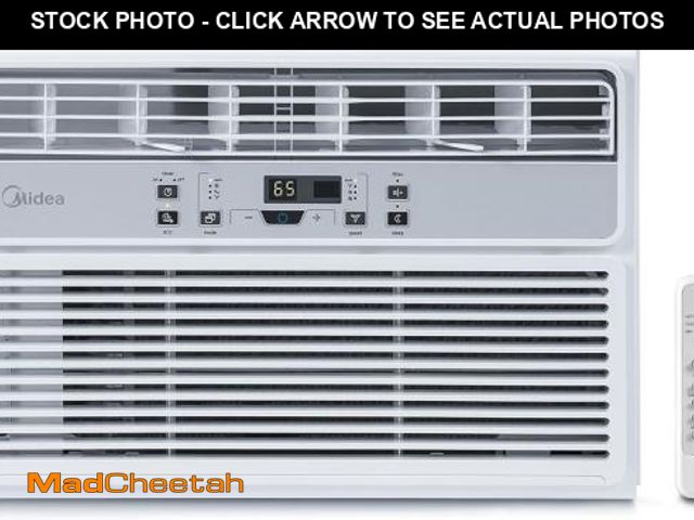 Lot 74-12339359 - Midea MAW08R1BWT EasyCool 8,000 BTU Window Air Conditioner, Fan-Cools, Circulates and Dehumidifies u...