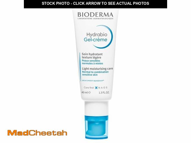 Lot 74-12839155 - Bioderma Hydrabio Face Cream, Gel Cream Moisturizer, Provides Radiance, Lightweight Face Moisturizer...