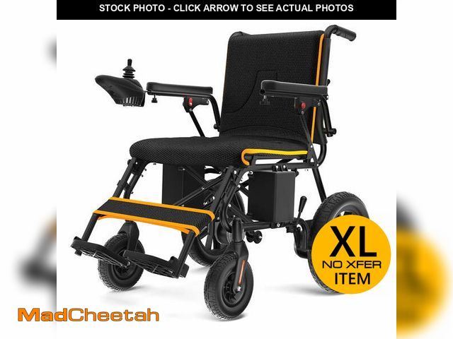 Lot 74-13779373 - COOLHUT Electric Wheelchair 20+ miles Range All Terrain, Portable Motorized Wheelchair for Seniors, ...