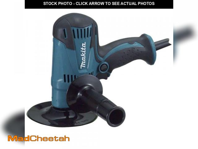 Lot 74-12492389 - Makita 4.2 Amp 5 in. Corded Lightweight Compact Disc Sander with Disc, Pad, and Side Handle - UNUSED