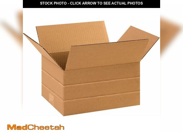 Lot 74-12544415 - Tape Logic TLMD1186 Multi-Depth Corrugated Boxes, 11 1/4" x 8 3/4" x 6", Kraft (Pack of 25) - UNUSED