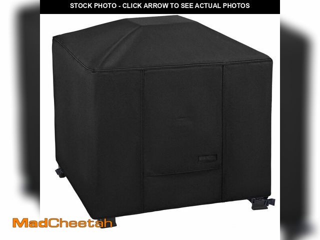 Lot 74-14150883 - NettyPro Fire Pit Cover Square Waterproof Outdoor Firepit Cover for Gas Propane Fire Pit Table, 32 x...