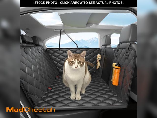 Lot 74-12117626 - Lufebut Dog Car Seat Cover for Back Seat, Hard Bottom Back Seat Extender for Dogs - Supports 400lbs,...
