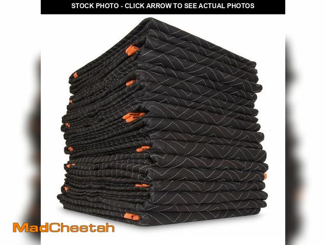 Lot 74-12694663 - WEN 272812 72-Inch by 80-Inch Heavy Duty Padded Moving Blankets, 12 Pack - UNUSED
