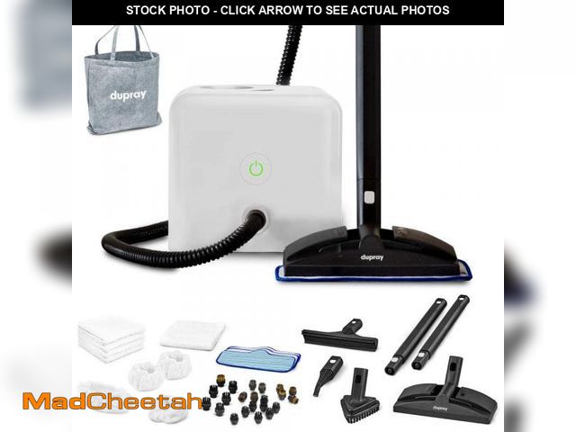 Lot 74-12032112 - DUPRAY Neat Steam Cleaner Bundle with 40-Accessories- A Powerful, Corded Multi-Purpose Steamer Kills...