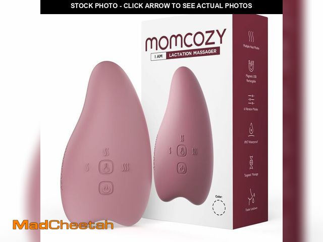 Lot 74-12439674 - Momcozy Warming Lactation Massager 2-in-1, Soft Breast Massager for Breastfeeding, Heat + Vibration ...