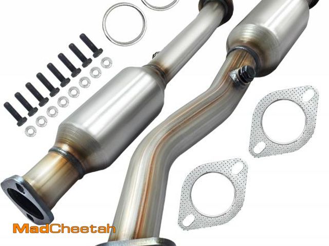 Lot 74-12352756 - JT Exhaust Rear Catalytic Converter Compatible with Nissan Titan 2004-2015, Pathfinder 2004-2012, Ar...