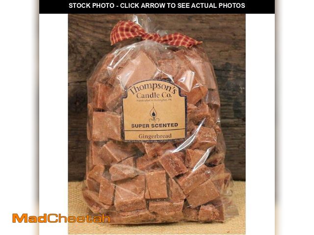 Lot 74-14340444 - Thompson's Candle Co. Super Scented Crumbles/Wax Melts Ã¢â¬â 32 oz Bulk Bag Ã¢â¬ÅGingerbreadÃ¢â...