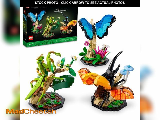 Lot 74-12702839 - LEGO Ideas The Insect Collection, Fun Gift for Nature Lovers, with Life-Size Blue Morpho Butterfly, ...