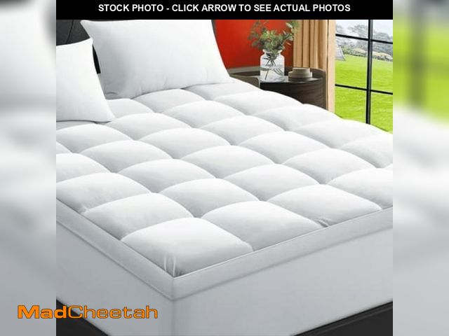 Lot 74-12157684 - EMONIA 100% 400TC Mattress Topper Queen for Back Pain  Extra Thick Cooling Mattress Pad  Mattress Pr...