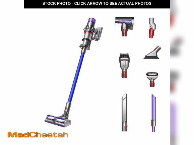 Lot 74-12765311 - Restored Premium Dyson V11 Torque Drive+ Cordless Vacuum | Iron/Blue (Refurbished) - USED