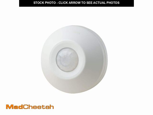 Lot 74-13785773 - Leviton White Ceiling Mount Occupancy Motion Sensor, 1000-Watt/120-Volt Switching Relay, 360 Degree ...