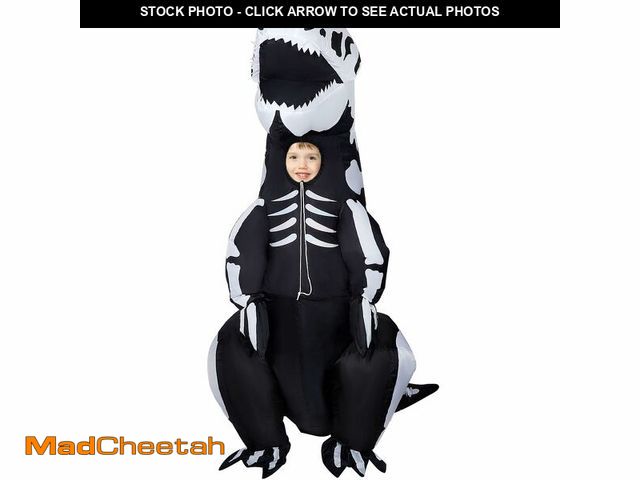 Lot 74-12703166 - Lulu Home 5.9FT H Inflatable Dinosaur T-Rex Costume for Kids, Halloween Blow Up Fancy Dress Costume ...