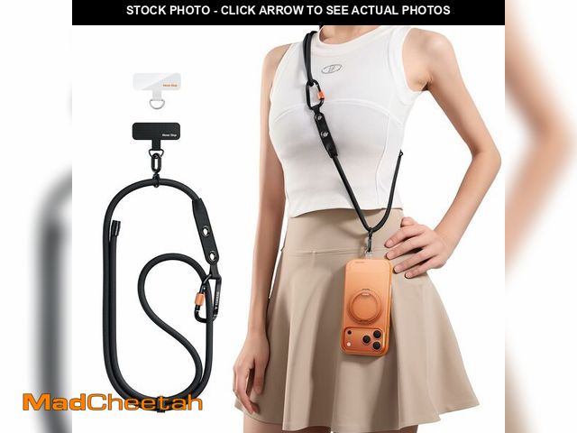 Lot 74-12718033 - TORRAS Phone Lanyard with Hanging Loops, Adjustable Anti Theft Phone Strap Crossbody for iPhone 17 P...