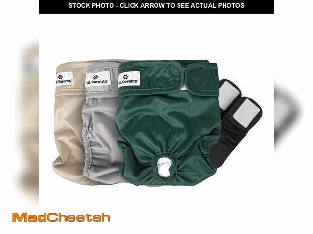 Lot 74-13628817 - Pet ParentsÃÂ® Washable Dog Diapers (3pack) + ExtendrsÃÂ® of Durable Doggie Diapers, Premium Dog D...