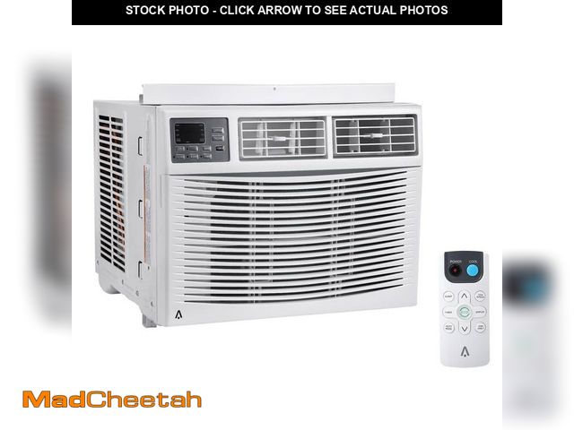 Lot 74-14275481 - Garvee 12000 BTU (DOE) 115 Volts Window Air Conditioner with Remote and Easy Install Kit Cools 550 s...