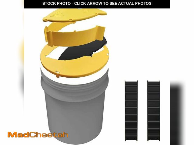 Lot 74-12704518 - Pack 2 Bucket Lid Mouse Rat Trap, Mouse Catching Tool, Trap Door Style, Multi Catch, Auto Reset, Ind...