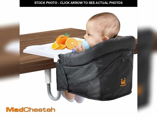 Lot 74-12456865 - MTWML Hook On High Chair with Tray,Portable Baby High Chair That Attaches to Table,Clip On Fast Tabl...