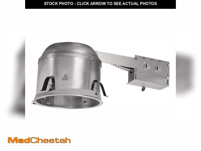 Lot 74-12581687 - HALO H27 6 in. Aluminum Recessed Lighting Housing for Remodel Shallow Ceiling Insulation Contact Air...