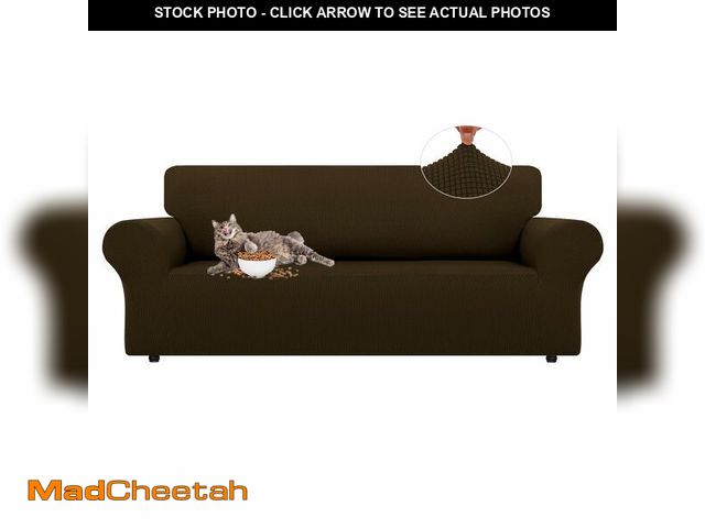 Lot 74-14061836 - LURKA Stretch Sofa Slipcovers 1 Piece Couch Covers for 3 Cushion Couch Sofa Furniture Protector Full...