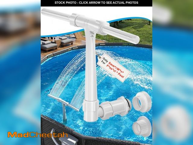 Lot 74-12311740 - Pool Fountain - Dual Spray Water Fountains Only for Summerwave &amp; for Funsicle Pool, 2-in-1 Adjus...