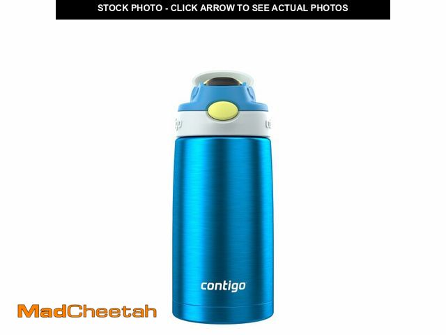 Lot 74-14474444 - Contigo Autospout Water Bottle with Straw 13 oz Blue Poppy/Glacier - UNUSED