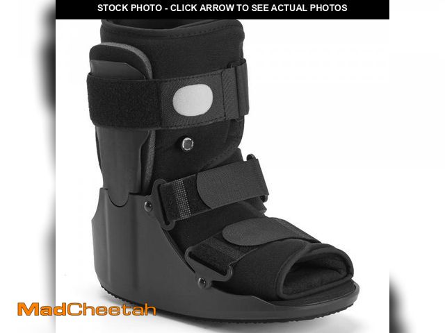 Lot 74-11546046 - Air Walking Boot for Broken Foot Recovery Walking Boot for Sprained Ankle with Adjustable Air Cushio...