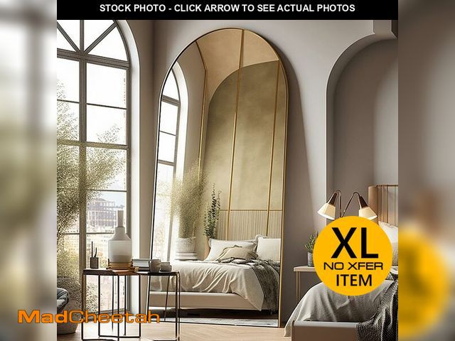 Lot 74-12787211 - AyeWish Floor Mirror, Oversized Full Length Mirror, Arched Mirror, Large Standing Mirror, Tall Mirro...