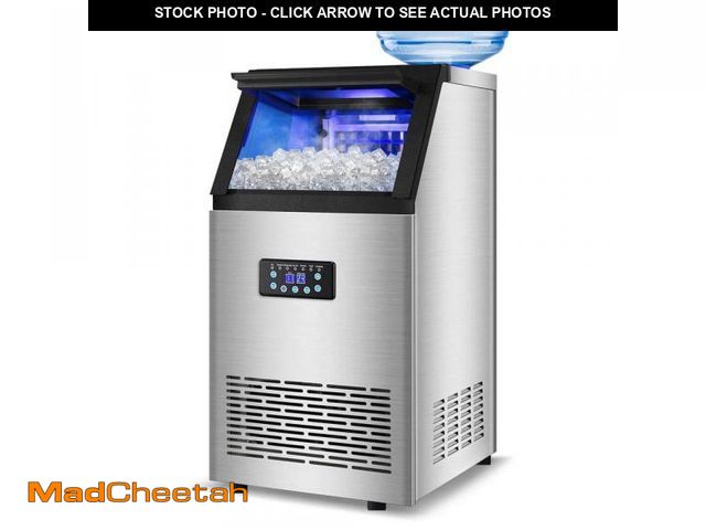 Lot 74-11826767 - SOZT 17in.120 lbs./24H Half Size Cubes Built-in/Freestanding Commercial Ice Maker With 30 lbs. Stora...