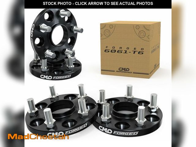 Lot 74-12765579 - 15mm 5x100 to 5x114.3 Black Wheel Adapters Hubcentric Compatible For Subaru BRZ Impreza Outback, Leg...