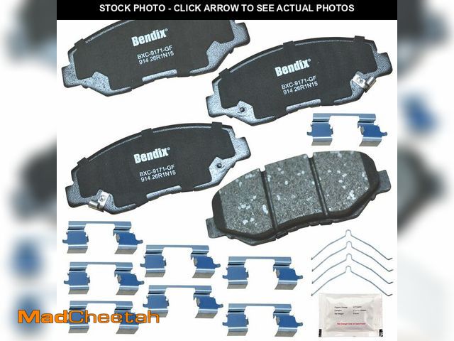 Lot 74-13947888 - Bendix Priority1 CFC914 Ceramic Front Brake Pads for Acura ILX 2015-2013, Honda Accord 2017-2003, Ci...