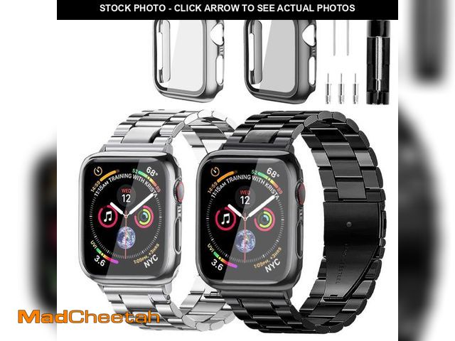 Lot 74-12220036 - REASDEN Stainless Steel Band and Case Compatible With Apple Watch Iwatch Ultra Series 10 9 8 7 6 5 4...