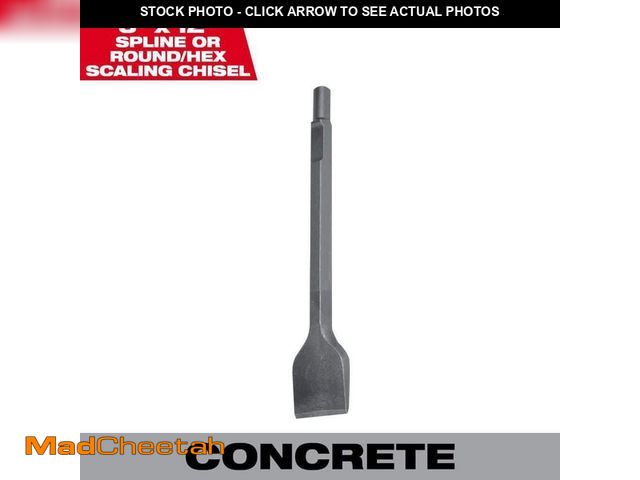 Lot 74-14315702 - Milwaukee 3 in. x 12 in. Steel Scaling Chisel Masonry Bit - UNUSED