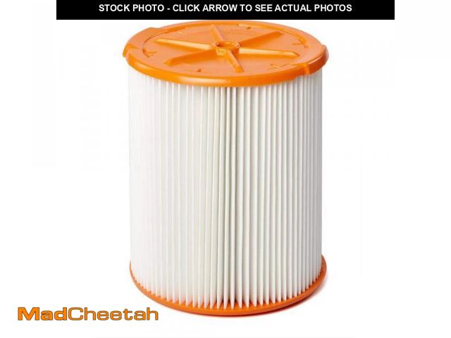 Lot 74-12463914 - RIDGID Genuine Pleated HEPA Replacement Wet Dry Vac Shop Vacuum Filter for Most 5-16 Gal. RIDGID Wet...