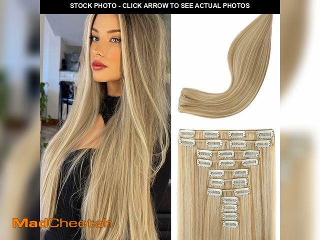 Lot 74-12977083 - REECHO Hair Extensions, 11PCS Clip in Hair Extensions 24" Long Straight hair extensions HE005 Natura...