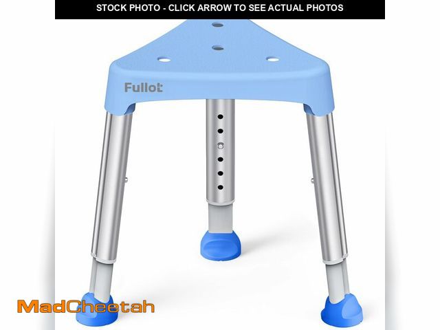 Lot 74-13548603 - Space-Saving Triangular Shower Chair for Elderly and Disabled, FSA/HSA Eligible 400 lbs Adjustable S...